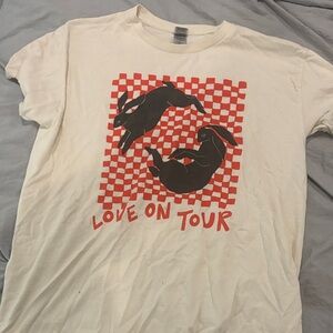 Graphic Short Sleeve Tee - Cream and Red